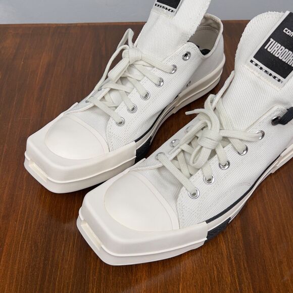 NIB Rick Owens x Converse Turbodrk Chuck 70 Sneakers 172345C Men's 10, EU 44 NEW - Picture 3 of 10